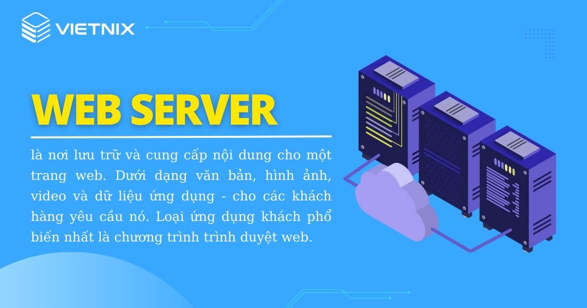 Định nghĩa Web server là gì