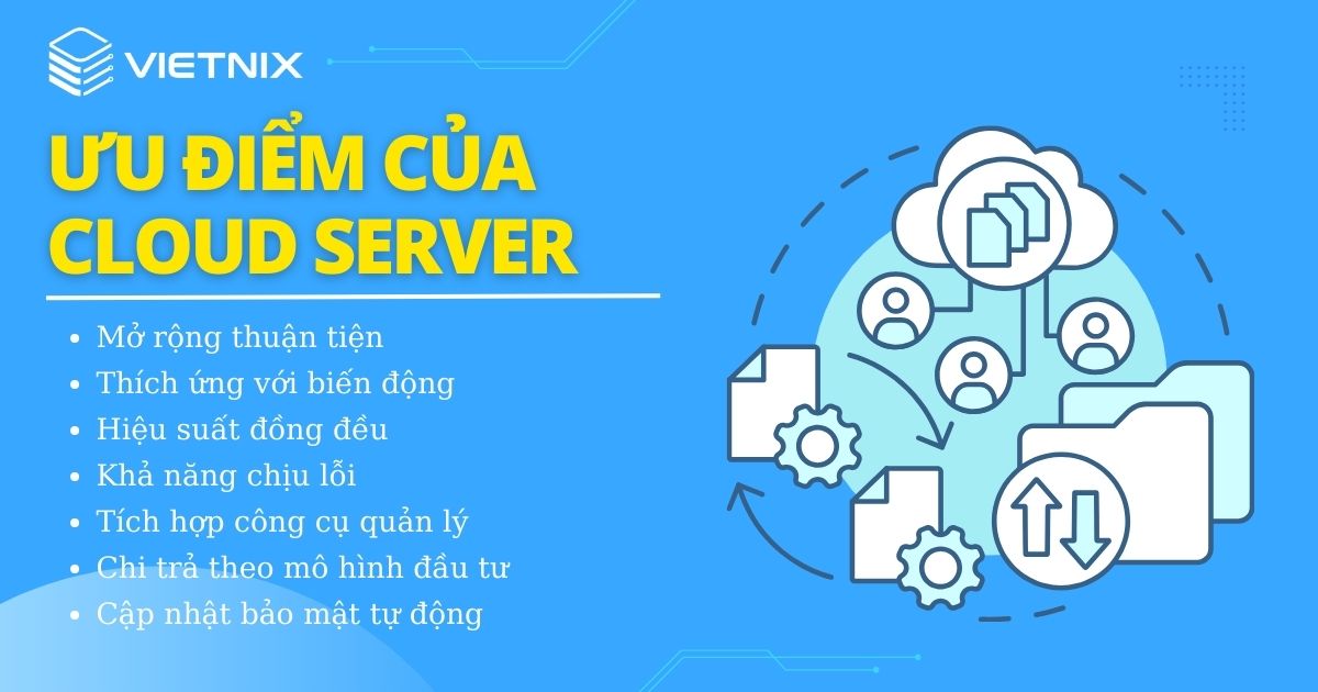 Ưu điểm của Cloud Server