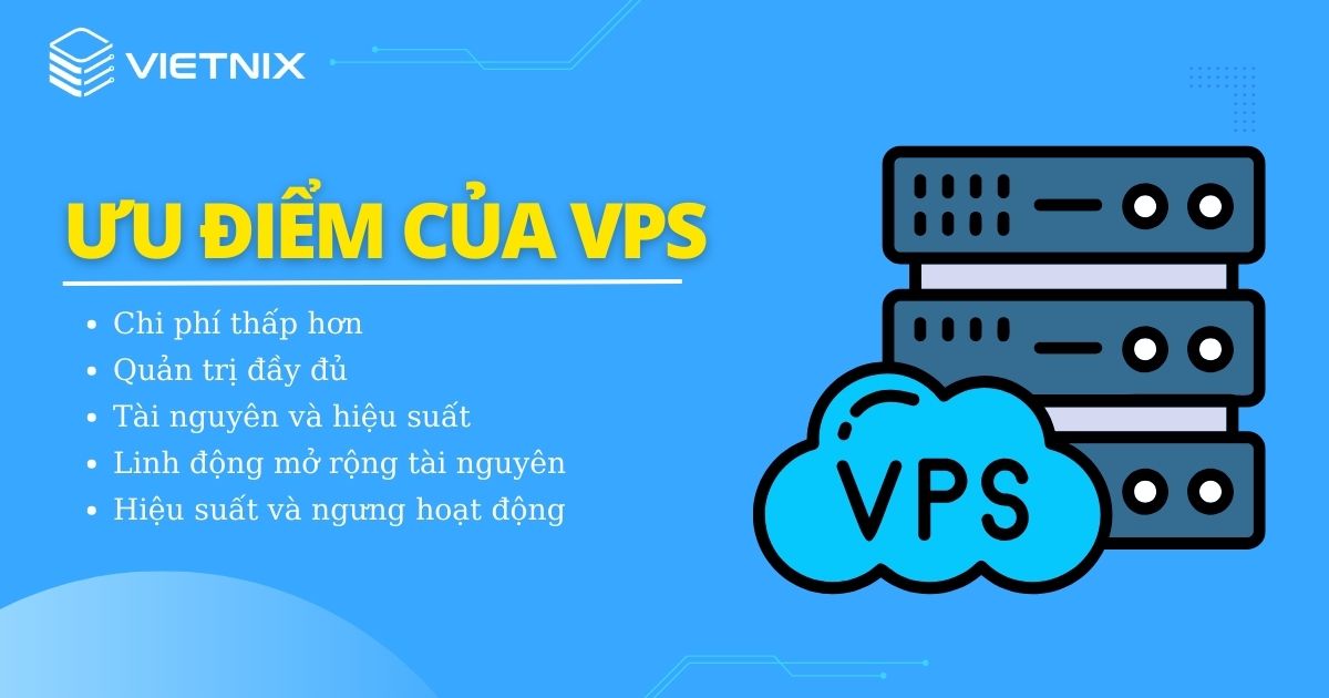 Ưu điểm của VPS