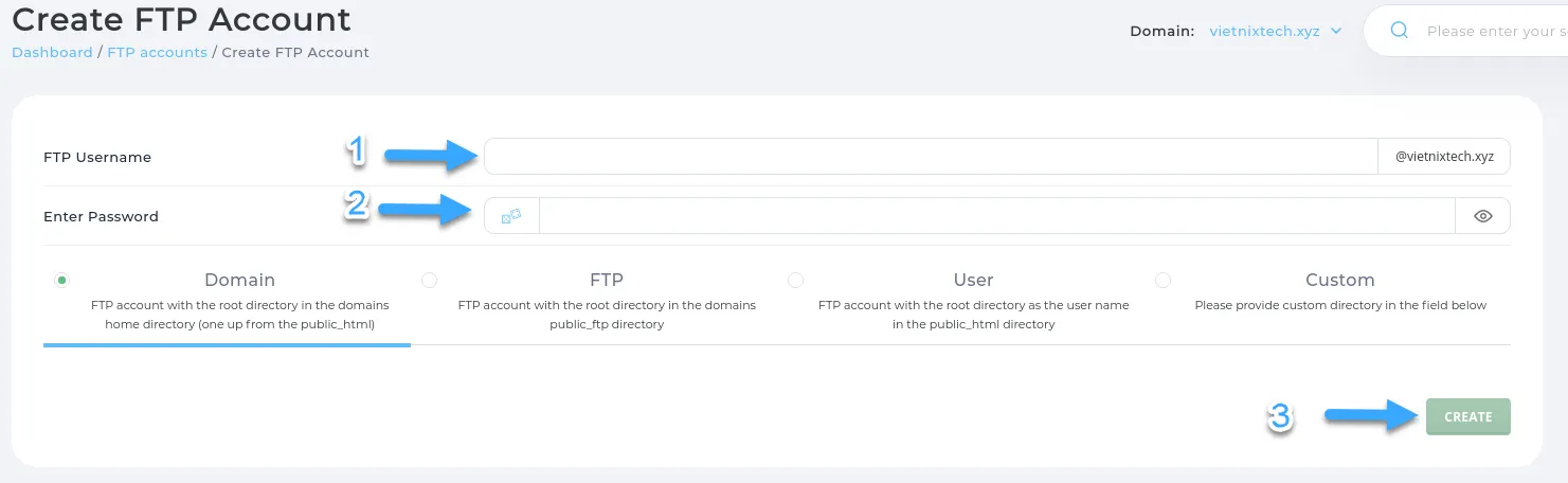 Tài khoản FTP là gì? Cách tạo FTP Account từ A-Z 53 Hoàn thành việc tạo tài khoản FTP