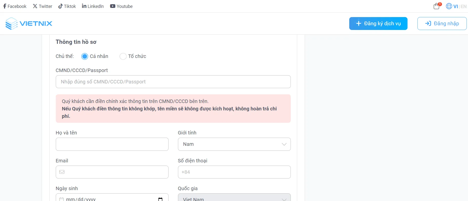 Tên miền .net là gì? Lợi ích và cách đăng ký đơn giản 37 Thiết lập thông tin