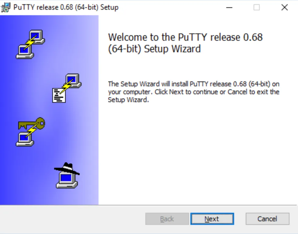 PuTTY là gì? Cách cài đặt PuTTY đơn giản cho người mới 36 Chọn Next để tiếp tục quy trình cài đặt