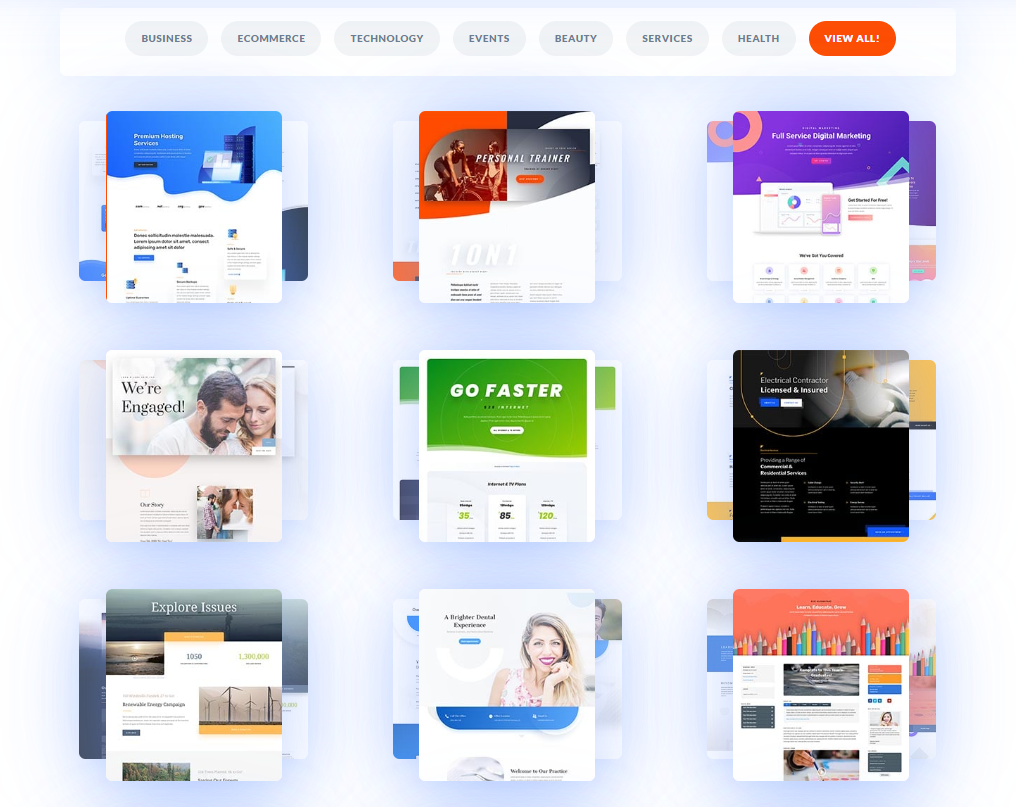 Review về Elegant Themes: Theme Divi, Extra, Plugin Divi Builder, Monarch, Bloom 18 Giao diện đẹp mắt và chuyên nghiệp