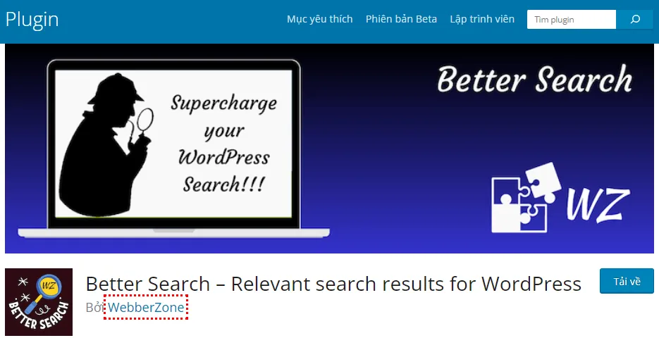 Better Search là plugin tìm kiếm WordPress miễn phí