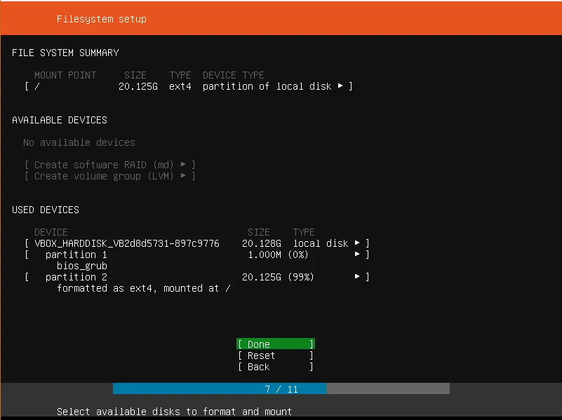 Giới thiệu Ubuntu Server 18.04 - Cài đặt nâng cấp Ubuntu Server 18.04 LTS 60 Kiểm tra file tổng quan về hệ thống