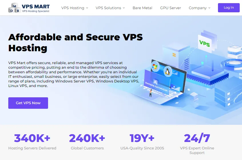 Giới thiệu Ubuntu Server 18.04 - Cài đặt nâng cấp Ubuntu Server 18.04 LTS 102 VPS Mart là nhà cung cấp dịch vụ lưu trữ web và lưu trữ đám mây uy tín