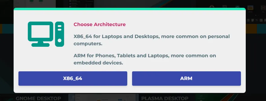 Hướng dẫn cài đặt Manjaro Linux cho PC 19 Chọn loại thiết bị để cài đặt
