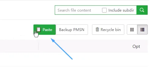 4 bước cài đặt thủ công Wordpress trên aaPanel 36 Paste các file đã cut đến vị trí mới
