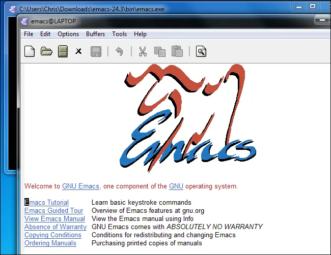 Ứng dụng GNU Emacs