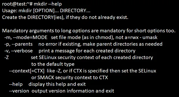 Cách tạo thư mục (directory) trong Linux 13 Tạo file có kèm tuỳ chọn