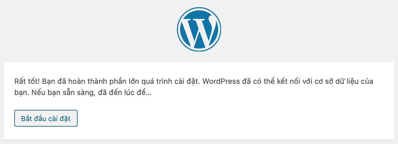 4 bước cài đặt thủ công Wordpress trên aaPanel 39 Khai báo thành công
