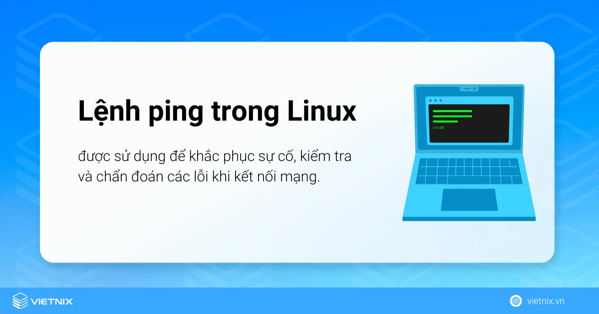 Lệnh ping trong Linux