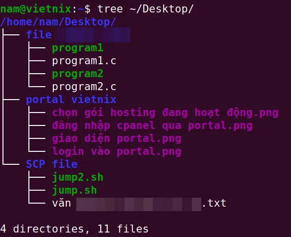 Cách đếm file trong thư mục (directory) trên Linux 27 Đếm file trong thư mục trên Linux bằng lệnh tree
