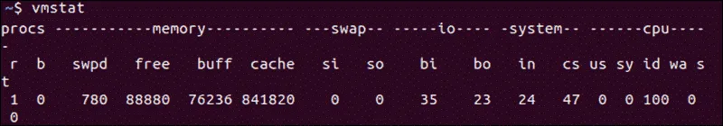 Cách kiểm tra bộ nhớ trong Linux 15 lenh vmstat thong ke bo nho ao