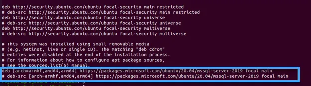 Hướng dẫn cài đặt và sử dụng SQL Server trên Linux 26 Kiểm tra xem repo đã được cài đặt chưa