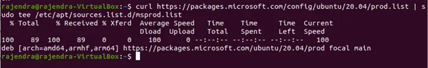 Hướng dẫn cài đặt và sử dụng SQL Server trên Linux 33 Đăng ký repo Microsoft Ubuntu