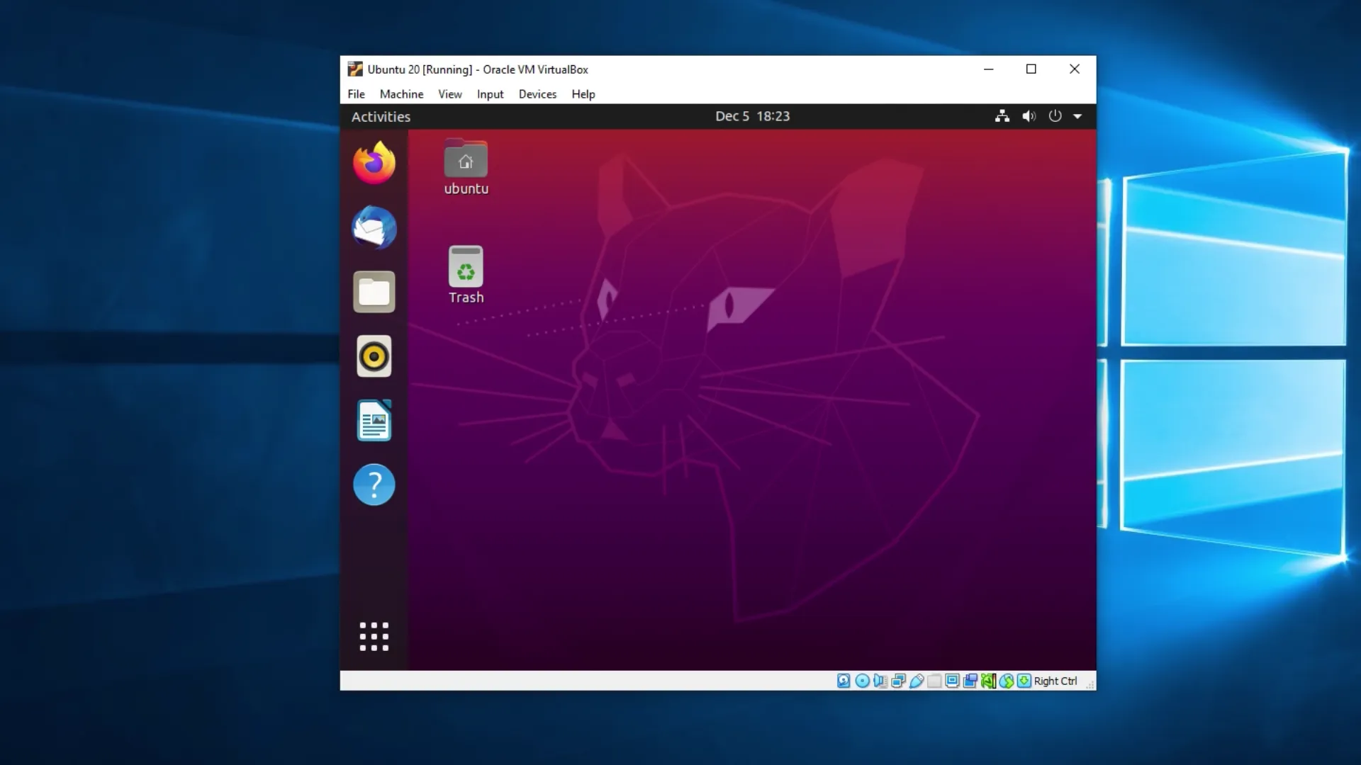 Chạy Ubuntu - một distro Linux trên Windows bằng Virtual Box