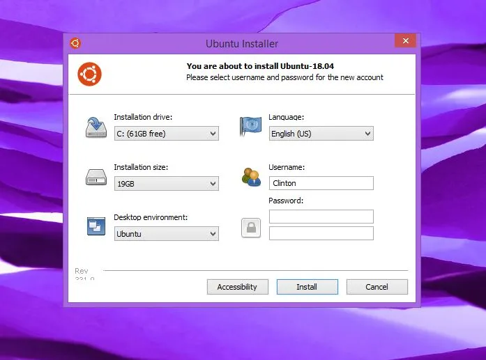 Cài đặt Ubuntu lên Windows bằng Wubi