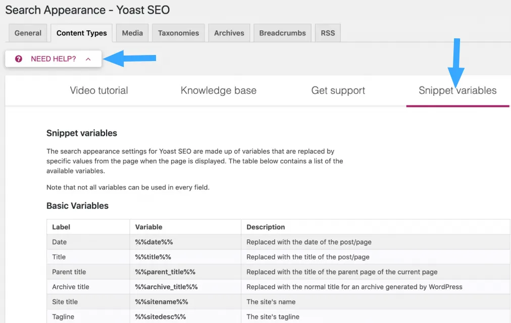 Yoast SEO là gì? Cách cài đặt và hướng dẫn sử dụng Yoast SEO cho người mới 78 Nhấp vào Need Help