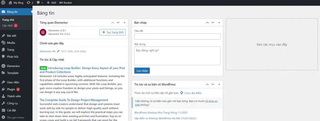 Yoast SEO là gì? Cách cài đặt và hướng dẫn sử dụng Yoast SEO cho người mới 51 Truy cập vào dashboard WordPress