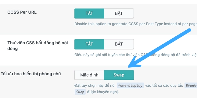 Vietnix: Tối Ưu Xuân An Vina - Case Study Tối Ưu Tốc Độ 9 Tối ưu hóa hiển thị phông chữ