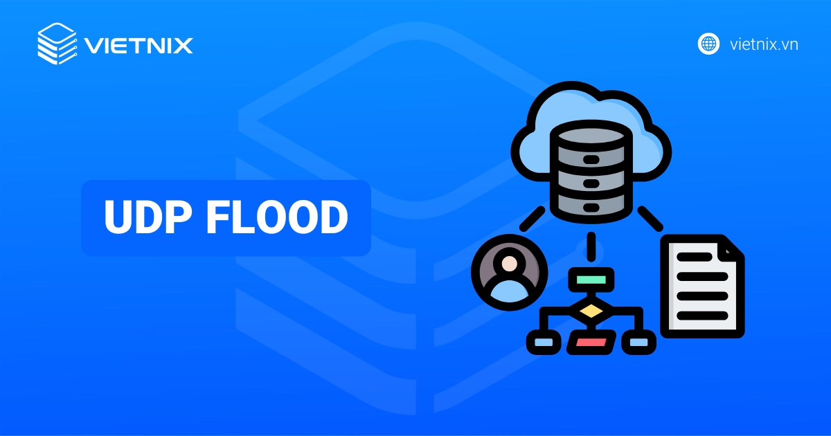 UDP Flood là gì? Cơ chế & giải pháp phòng chống hiệu quả
