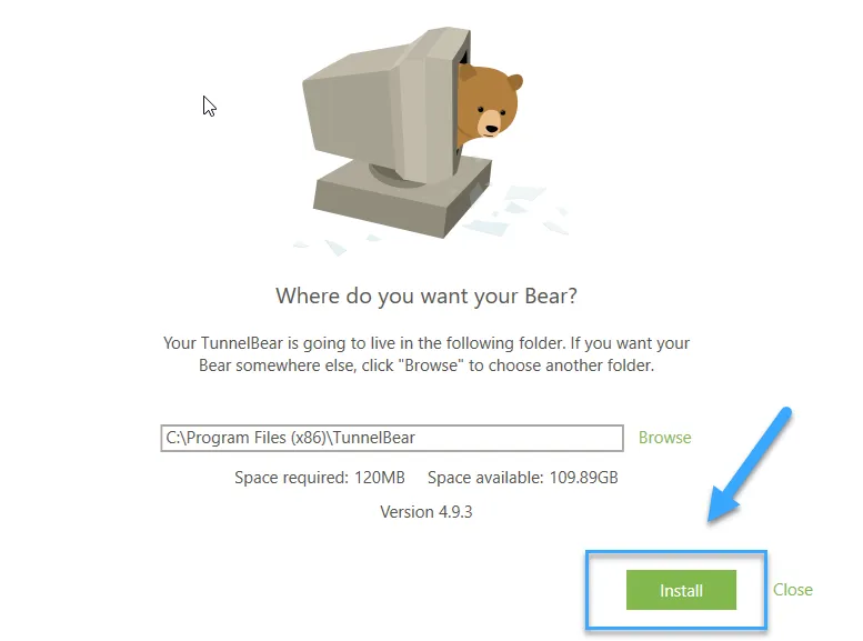 TunnelBear VPN là gì? Có nên sử dụng TunnelBear để fake IP hay không? 47 Cài đặt TunnelBear VPN vào máy