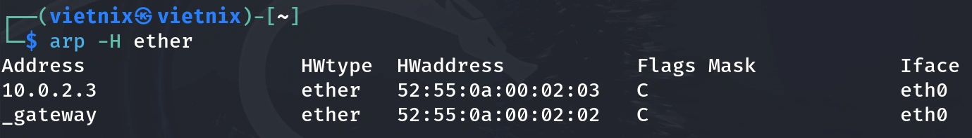 Hiển thị host theo loại giao thức mạng