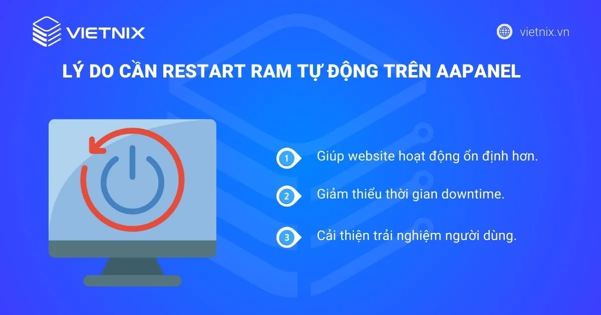 Hướng dẫn đặt Cron tự động Restart RAM khi bị treo trên aaPanel 11 Lý do cần đặt Cron tự động Restart RAM khi bị treo trên aaPanel