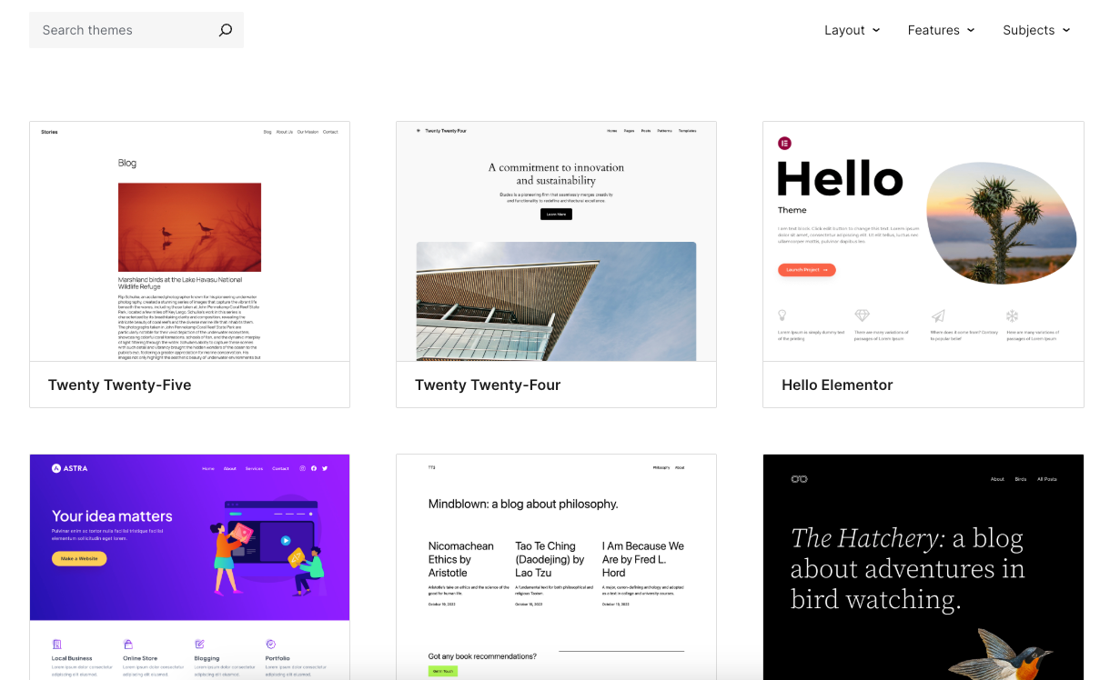 Theme là gì? 3 cách cài đặt theme và kho theme website HOT nhất hiện nay 23 Nơi tìm chủ đề WordPress miễn phí