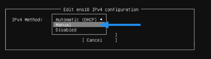 Cài đặt Ubuntu Server 24.04 LTS mới nhất: Hướng dẫn chi tiết 34 Bạn chuyển sang Manual