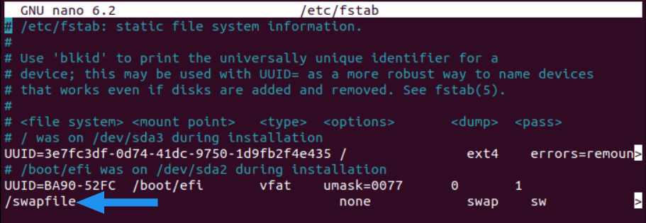 File cấu hình hệ thống tệp (File System)