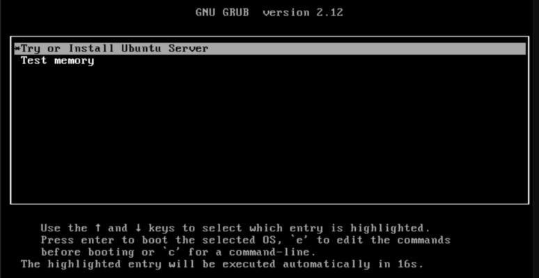 Cài đặt Ubuntu Server 24.04 LTS mới nhất: Hướng dẫn chi tiết 29 Tại màn hình đầu tiên, bạn chọn Install Ubuntu Server