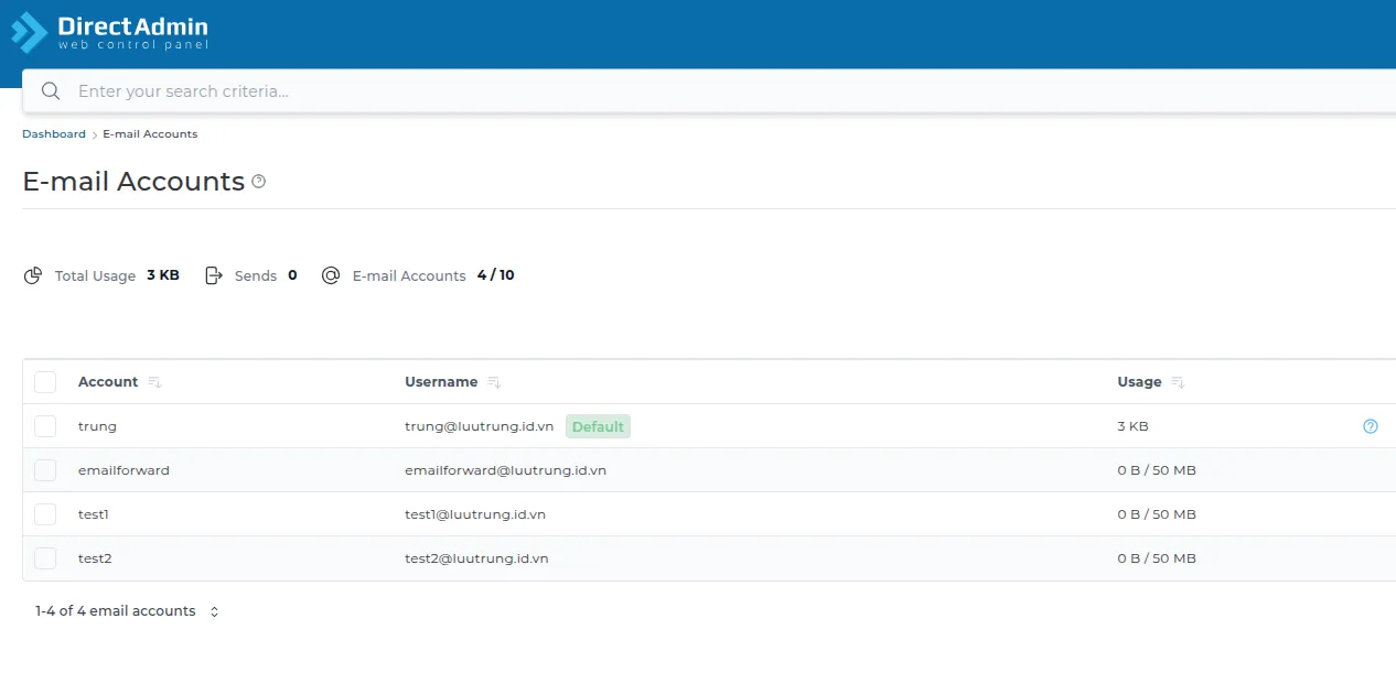 Hướng dẫn cấu hình email chuyển tiếp trên DirectAdmin nhanh chóng 17 Hướng dẫn cấu hình email chuyển tiếp trên DirectAdmin