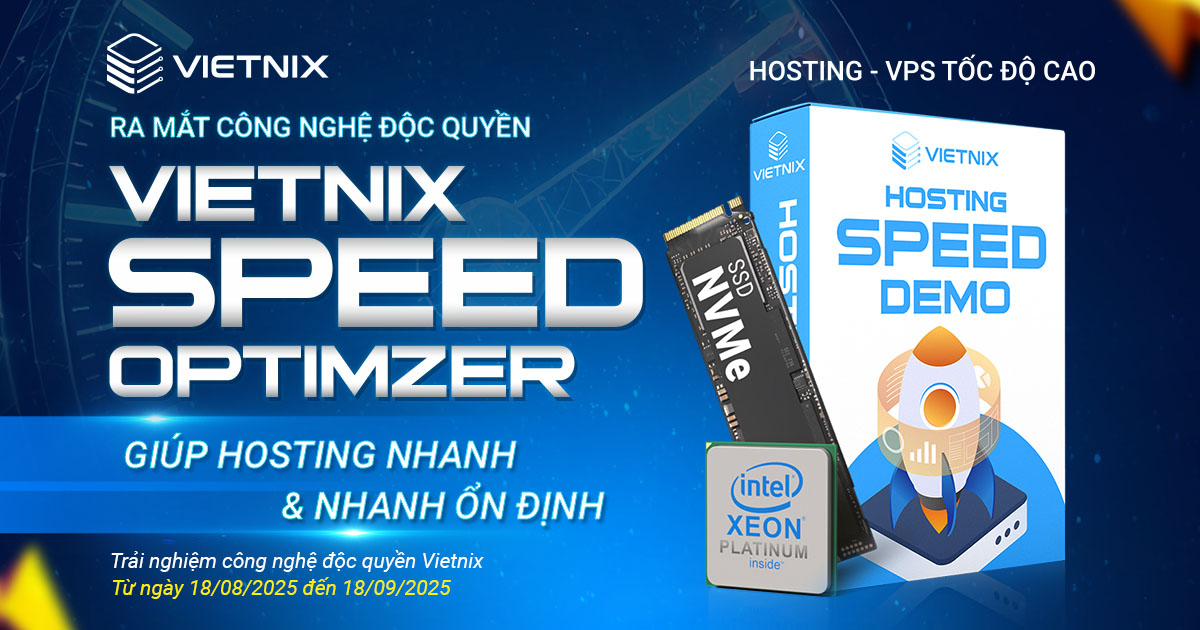 công nghệ Vietnix Speed Optimizer